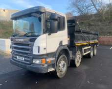 2011 Scania P360 8x4 32 Tons Tipper Steel body Day cab, Steel suspension